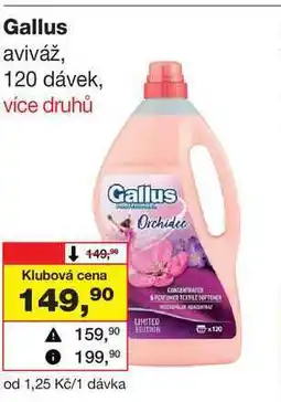 Barvy a laky drogerie Gallus aviváž, 120 dávek nabídka