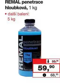 Barvy a laky drogerie REMAL penetrace hloubková, 1 kg nabídka