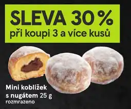 Žabka Mini koblížek s nugátem nabídka