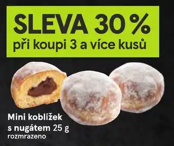 Žabka Mini koblížek s nugátem nabídka