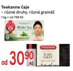 Žabka Teekanne čaje nabídka