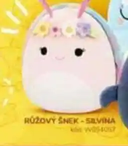 Wiky Squishmallows rúžový šnek-silvina nabídka