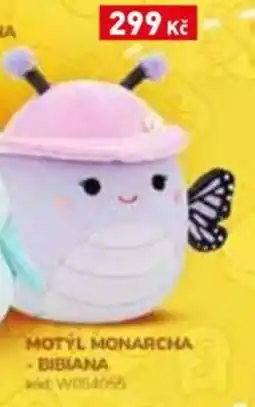 Wiky Squishmallows motyl monarcha -bibiana nabídka