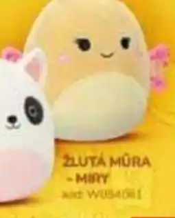 Wiky Squishmallows zluta mura - miry nabídka
