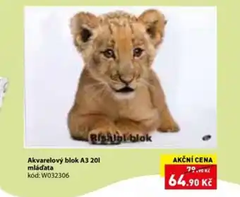 Wiky Akvarelový blok A3 201 mláďata nabídka