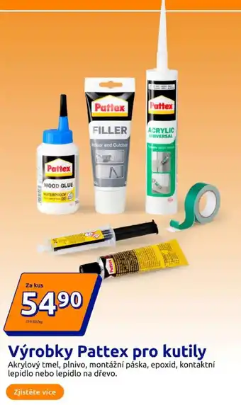 Action Výrobky Pattex pro kutily nabídka