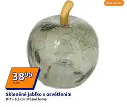 Action Skleněné jablko s osvětlením nabídka