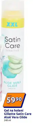 Action Gel na holení Gillette Satin Care Aloë Vera Glide nabídka