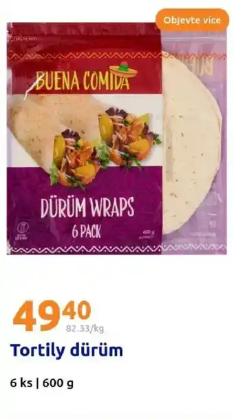 Action Tortily dürüm nabídka