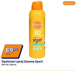 Action Opalovací sprej Zenova Sport SPF 30 nabídka