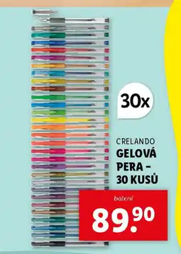 Lidl CRELANDO Gelová pera nabídka
