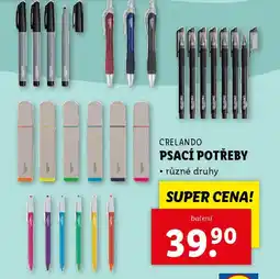 Lidl CRELANDO Psací potřeby nabídka