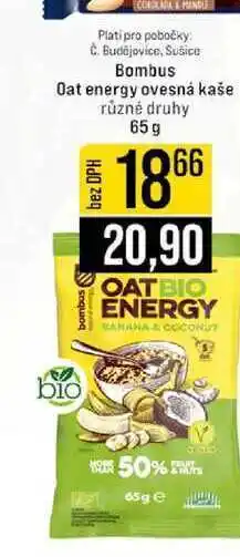 Jip Bombus Oat energy ovesná kaše různé druhy bombus 65g nabídka