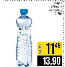 Jip Rajec přírodní neperlivý 0,75l nabídka