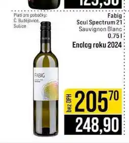 Jip Fabig Soul Spectrum 21 Sauvignon Blanc 0,75l nabídka