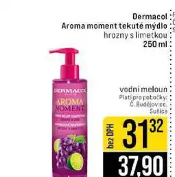 Jip Dermacol Aroma moment tekuté mýdlo hrozny s limetkou 250 ml nabídka