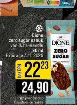 Jip Diane zero sugar nanuk vanilka a mandle 90 ml nabídka