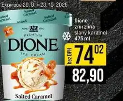 Jip Dione zmrzlina slany karamel 475 ml nabídka