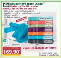 Norma Koupelnové froté „Capri“ nabídka