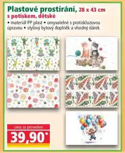 Norma PLASTOVÉ PROSTÍRÁNÍ nabídka