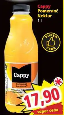 Norma Cappy Pomeranč nektar nabídka