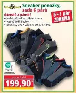 Norma Sneaker ponožky, sada 6 párů nabídka