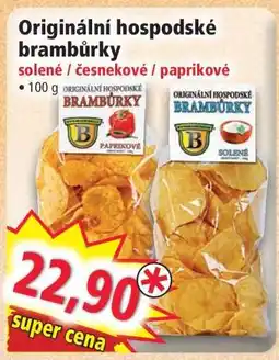 Norma Originální hospodské brambůrky nabídka