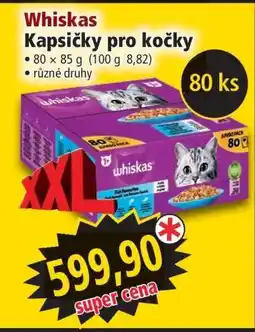 Norma Whiskas kapsičky pro kočky nabídka