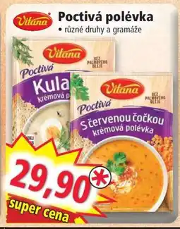 Norma POCTIVÁ POLÉVKA nabídka