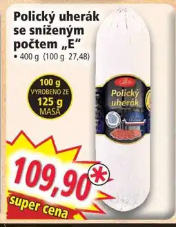 Norma Polický uherák se sníženým počtem E nabídka