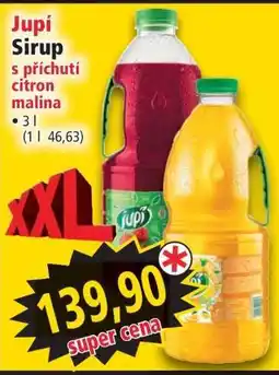 Norma Jupí Sirup s příchutí citron malina nabídka