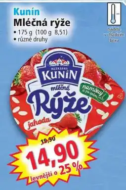 Norma Kunín mléčná rýže nabídka
