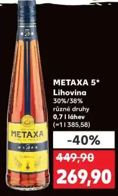 Kaufland Metaxa 5 nabídka