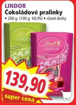Norma LINDOR Čokoládové pralinky nabídka