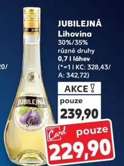 Kaufland JUBILEJNÁ Lihovina nabídka