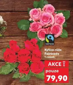 Kaufland Kytice Růže Fairtrade nabídka
