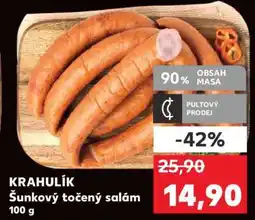 Kaufland KRAHULÍK Šunkový točený salám nabídka