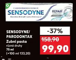 Kaufland SENSODYNE/ PARODONTAX Zubní pasta nabídka