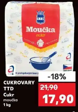 Kaufland CUKROVARY TTD Cukr moučka 1 kg nabídka