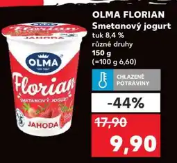 Kaufland Olma Florian smetanový jogurt nabídka