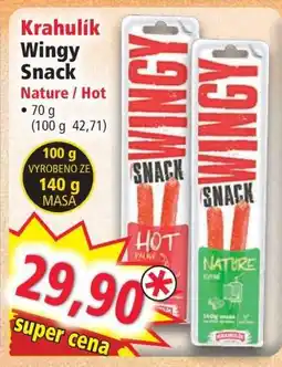 Norma Krahulík Wingy Snack nabídka