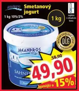 Norma Smetanový jogurt nabídka