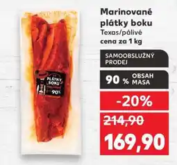 Kaufland Marinované plátky boku nabídka