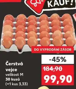 Kaufland ČERSTVÁ VEJCE nabídka