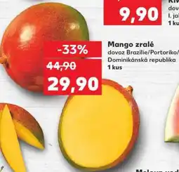 Kaufland Mango zralé nabídka