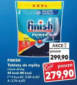 Kaufland FINISH Tablety do myčky nabídka