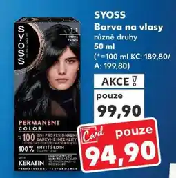 Kaufland Syoss barva na vlasy nabídka