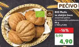 Kaufland BIO Mušle se zlatým lnem nabídka