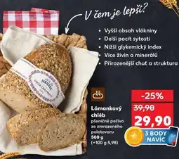 Kaufland Lámankový chléb nabídka