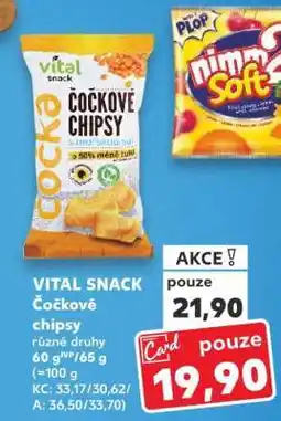Kaufland VITAL SNACK Čočkové chipsy nabídka
